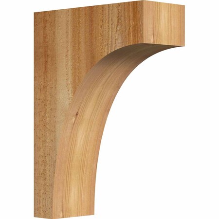Ekena Millwork Huntington Rough Sawn Corbel, Western Red Cedar, 4"W x 10"D x 14"H COR04X10X14HUN00RWR